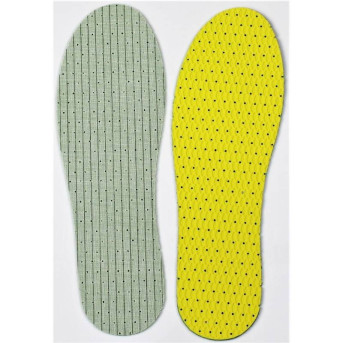 WKŁADKI DO BUTÓW LATEX YELLOW&GREEN COCCINE r.35-36