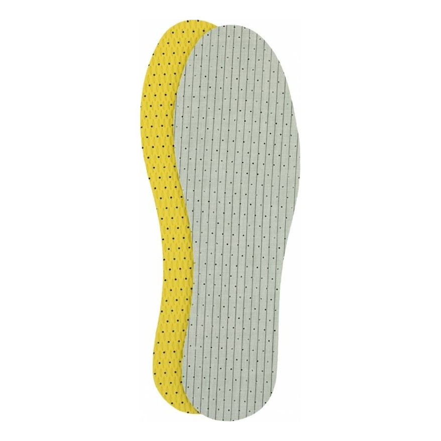 WKŁADKI DO BUTÓW LATEX YELLOW&GREEN COCCINE r.45-46