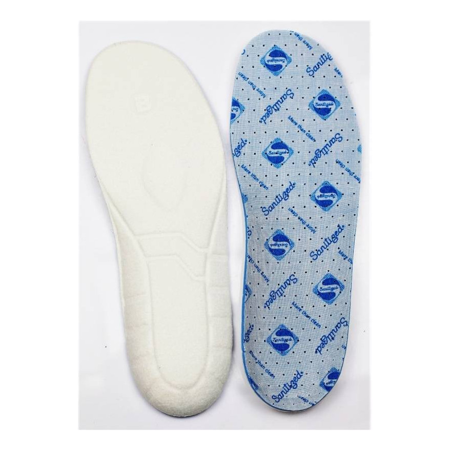 LEKKIE PROFILOWANE WKŁADKI HIGIENICZNE DO BUTÓW SANITIZED rozm 42