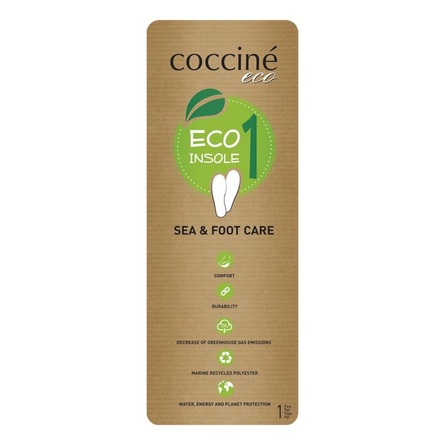EKOLOGICZNE WKŁADKI DO BUTÓW SEA & FOOT COCCINE rozm 37-38