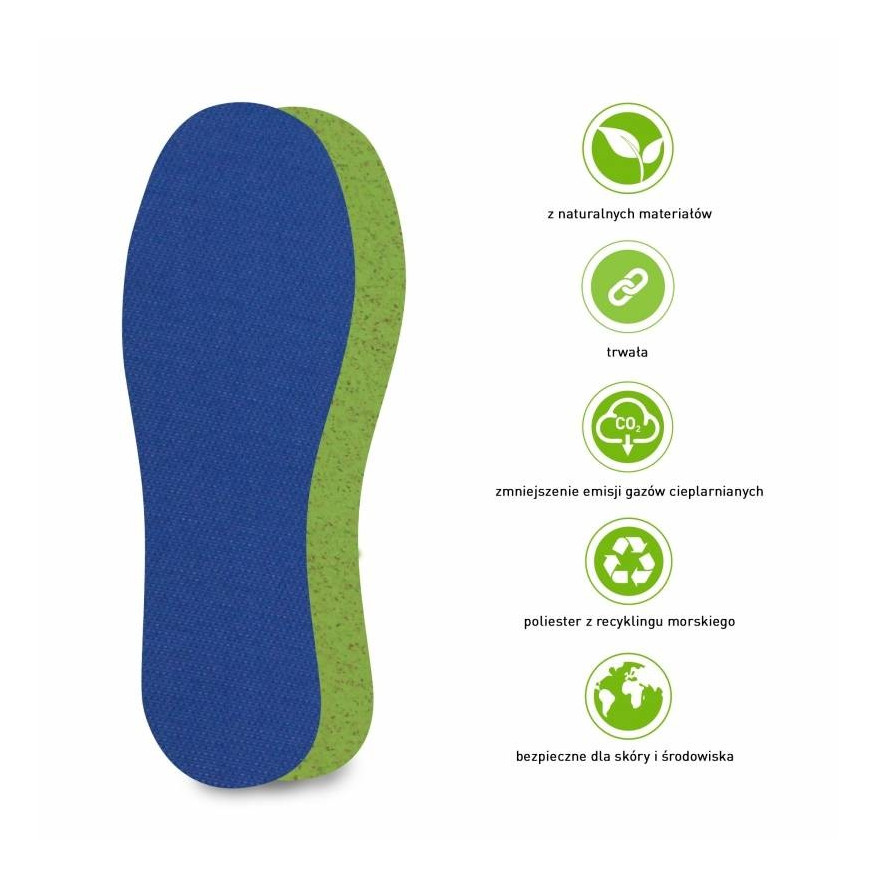 EKOLOGICZNE WKŁADKI DO BUTÓW SEA & FOOT COCCINE rozm 39-40