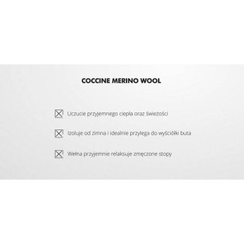 WKŁADKI DO BUTÓW MERINO WOOL COCCINE r.36 1032011