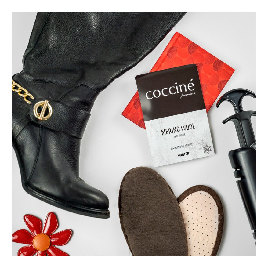 WKŁADKI DO BUTÓW MERINO WOOL COCCINE r.44 1032011