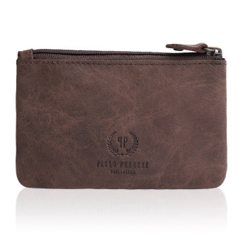 CZARNE SKÓRZANE ETUI NA KLUCZE PAOLO PERUZZI T-51-BL