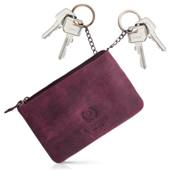 SOLIDNE SKÓRZANE ETUI NA KLUCZE PAOLO PERUZZI T-51-CHR