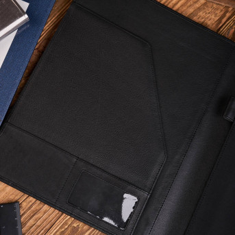 SKÓRZANY BIWUAR A4 AKTÓWKA PAOLO PERUZZI T-42-BL