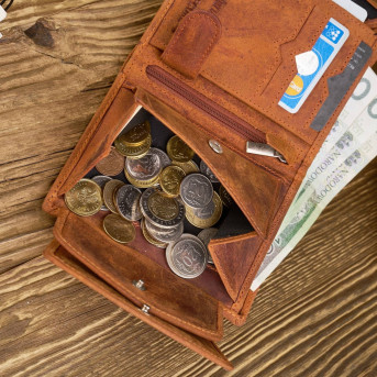 MODNY SKÓRZANY PORTFEL DAMSKI RFID PAOLO PERUZZI T-12-OR