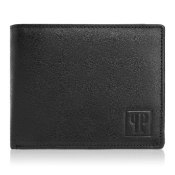 PORTFEL MĘSKI ZE SKÓRY NATURALNEJ PAOLO PERUZZI T-48-BL