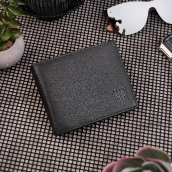 PORTFEL MĘSKI ZE SKÓRY NATURALNEJ PAOLO PERUZZI T-48-BL