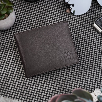 PORTFEL MĘSKI SKÓRZANY Z OCHRONĄ RFID PAOLO PERUZZI T-48-BR