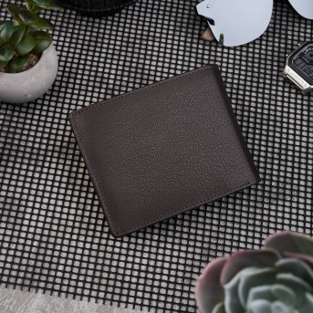 PORTFEL MĘSKI SKÓRZANY Z OCHRONĄ RFID PAOLO PERUZZI T-48-BR