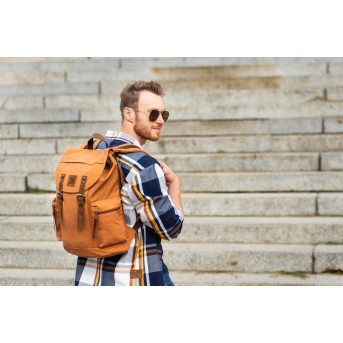 PLECAK MĘSKI DUŻY VINTAGE PAOLO PERUZZI T-19-LB