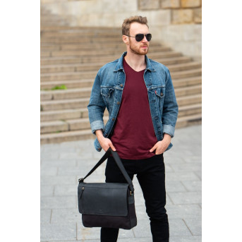 PRAKTYCZNA TORBA MĘSKA NA RAMIĘ T-20-BL PAOLO PERUZZI