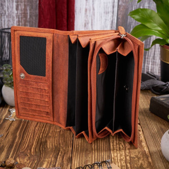 ZESTAW PREZENTOWY ZUP-37-OR PORTFEL SKÓRZANY T-05 I ETUI T-51