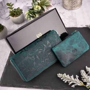 ZESTAW PREZENTOWY ZUP-38-GR PORTFEL SKÓRZANY T-08 I ETUI T-51