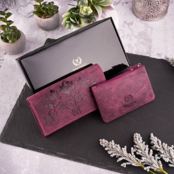 ZESTAW PREZENTOWY ZUP-39-CHR PORTFEL SKÓRZANY T-44 I ETUI T-51