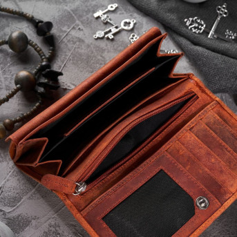 ZESTAW PREZENTOWY ZUP-39-OR PORTFEL SKÓRZANY T-44 I ETUI T-51