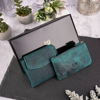 ZESTAW PREZENTOWY ZUP-40-GR PORTFEL SKÓRZANY T-12 I ETUI T-51