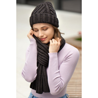 ZESTAW ZIMOWY ZZ-14-DBBR CZAPKA A-05 SZALIK D-02