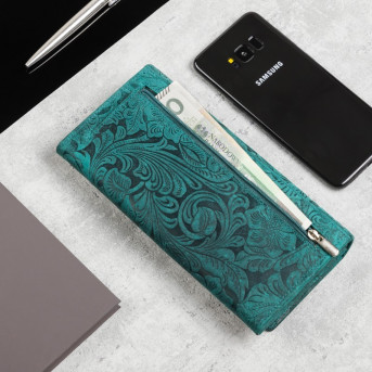 ZESTAW DLA NIEJ ZUP-59-GR PORTFEL SKÓRZANY T-25-GR I SASZETKA NERKA T-36-GR