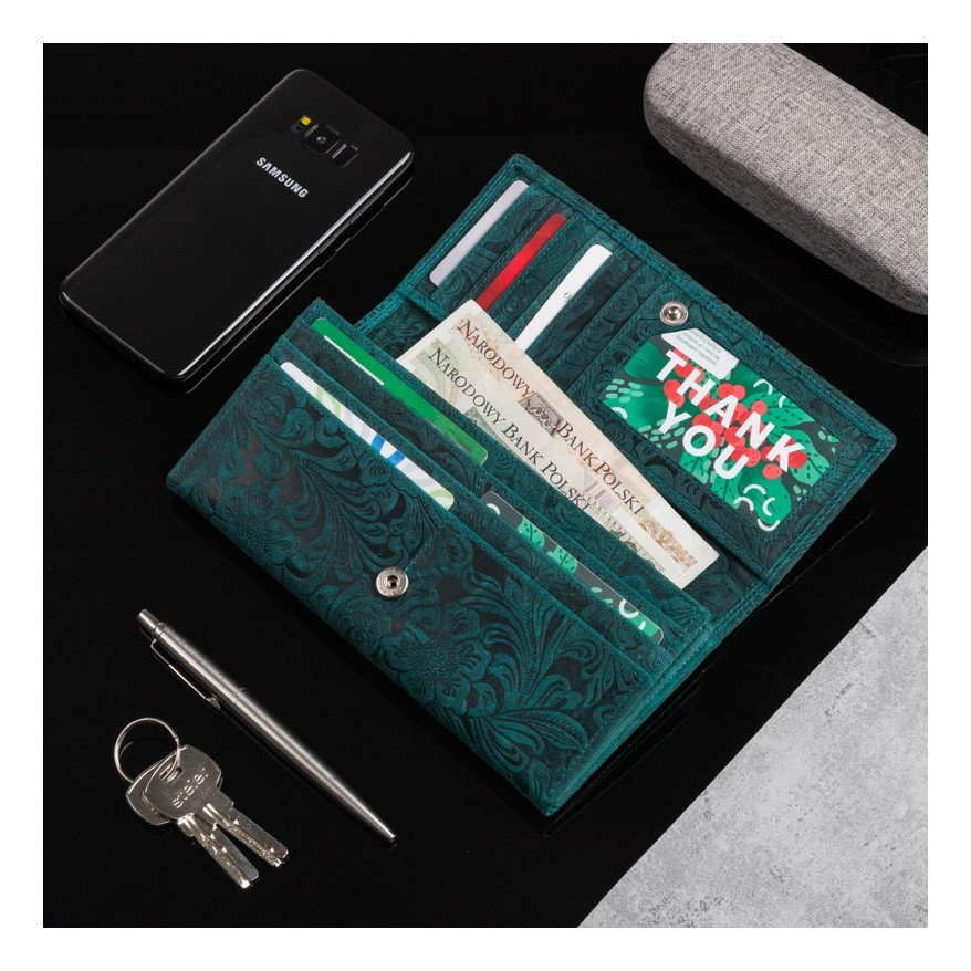 ZESTAW DLA NIEJ ZUP-59-GR PORTFEL SKÓRZANY T-25-GR I SASZETKA NERKA T-36-GR