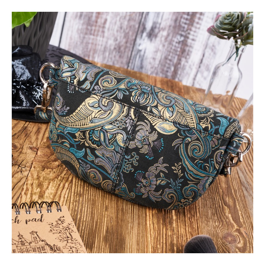 ZESTAW PREZENTOWY ZUP-60 PORTFEL ZE SKÓRY NATURALNEJ T-05-BL I SASZETKA NERKA T-36-G