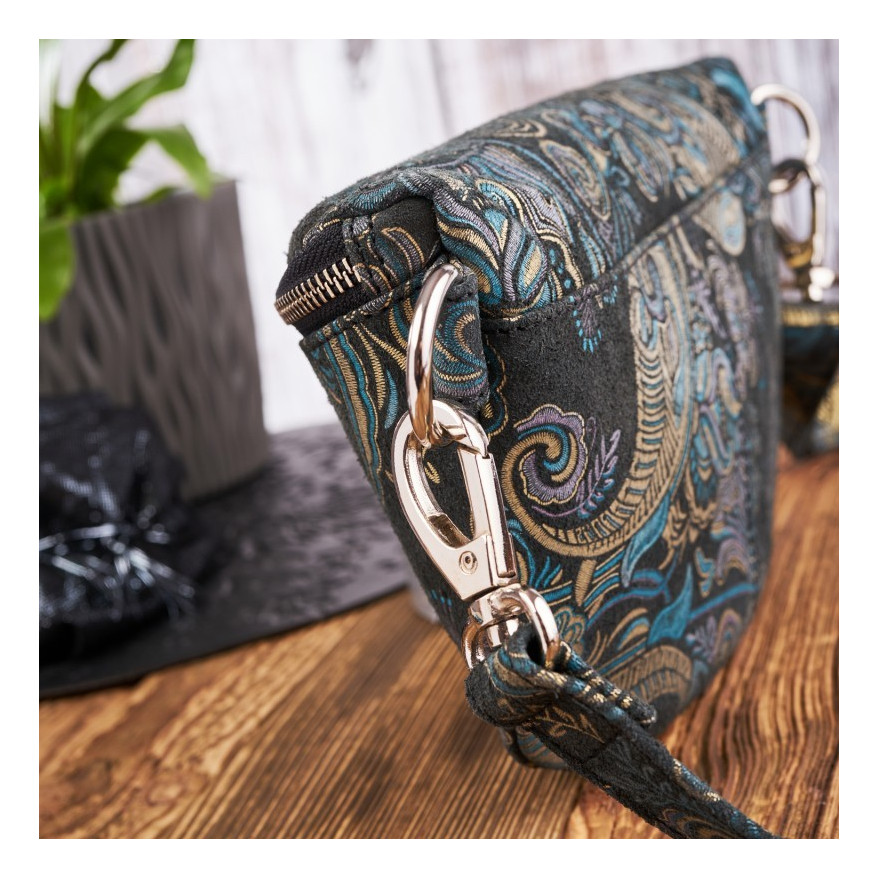 ZESTAW PREZENTOWY ZUP-60 PORTFEL ZE SKÓRY NATURALNEJ T-05-BL I SASZETKA NERKA T-36-G