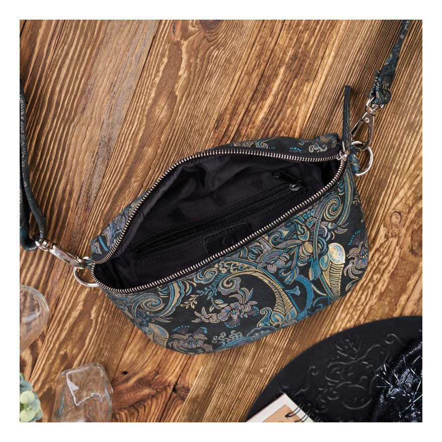 ZESTAW PREZENTOWY ZUP-60 PORTFEL ZE SKÓRY NATURALNEJ T-05-BL I SASZETKA NERKA T-36-G