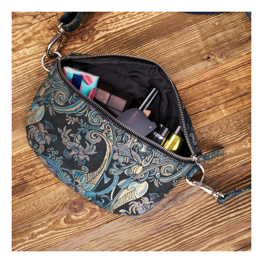 ZESTAW PREZENTOWY ZUP-60 PORTFEL ZE SKÓRY NATURALNEJ T-05-BL I SASZETKA NERKA T-36-G