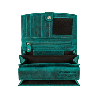 ZESTAW ZUP-55-GR SASZETKA VINTAGE  T-36-GR PORTFEL ZE SKÓRY NATURALNEJ T-01-GR