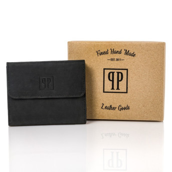 ZESTAW PREZENTOWY ZUP-61 PORTFEL SKÓRZANY T-11-BL I SASZETKA NERKA T-36-G