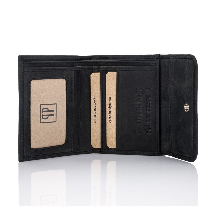 ZESTAW PREZENTOWY ZUP-61 PORTFEL SKÓRZANY T-11-BL I SASZETKA NERKA T-36-G