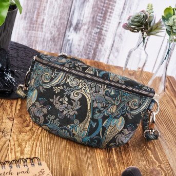 ZESTAW PREZENTOWY ZUP-61 PORTFEL SKÓRZANY T-11-BL I SASZETKA NERKA T-36-G