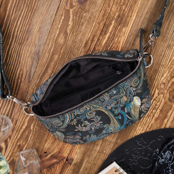 ZESTAW PREZENTOWY ZUP-62 PORTFEL VINTAGE SKÓRZANY T-08-BL I SASZETKA NERKA T-36-G