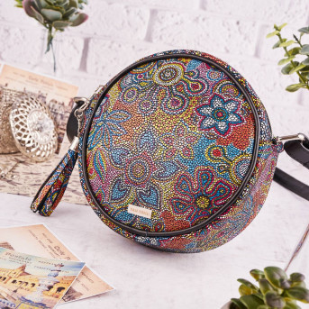 MODNA OKRĄGŁA TOREBKA DAMSKA SKÓRZANA PAOLO PERUZZI Z-11-O