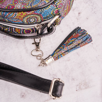 MODNA OKRĄGŁA TOREBKA DAMSKA SKÓRZANA PAOLO PERUZZI Z-11-O