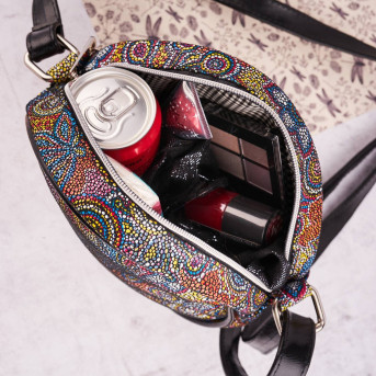 MODNA OKRĄGŁA TOREBKA DAMSKA SKÓRZANA PAOLO PERUZZI Z-11-O