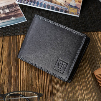 SKÓRZANY PORTFEL MĘSKI RFID PAOLO PERUZZI T-68-BL