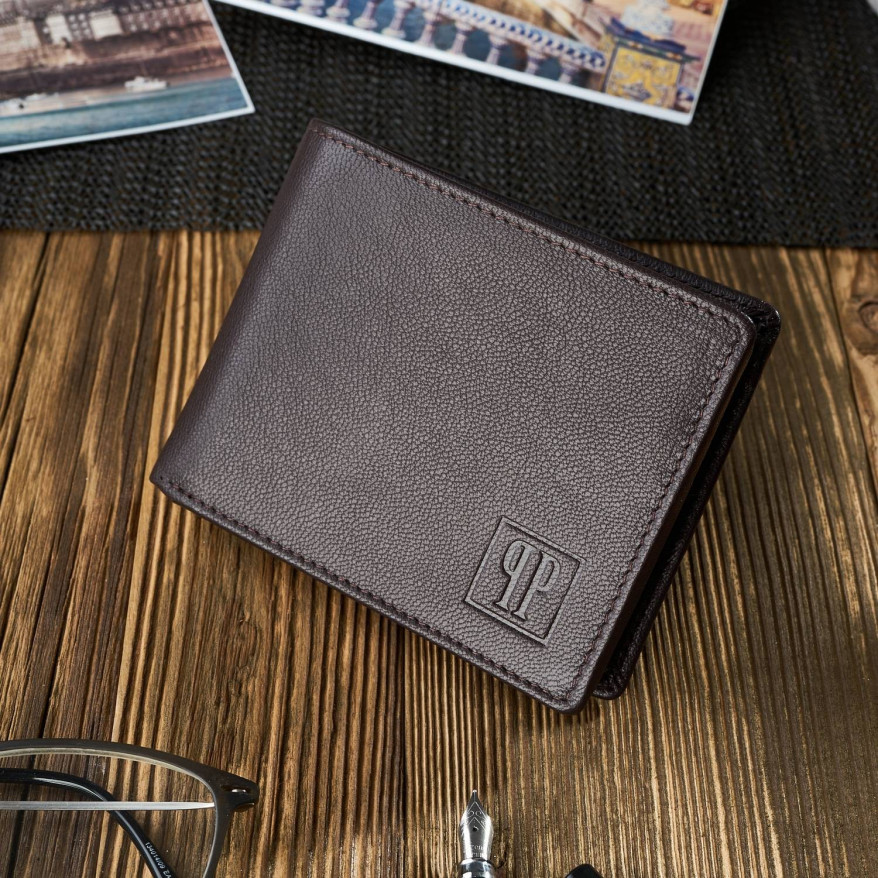 SKÓRZANY PORTFEL MĘSKI RFID PAOLO PERUZZI T-66-BR