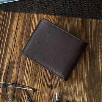 SKÓRZANY PORTFEL MĘSKI RFID PAOLO PERUZZI T-66-BR