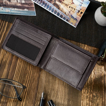 SKÓRZANY PORTFEL MĘSKI RFID PAOLO PERUZZI T-66-BR