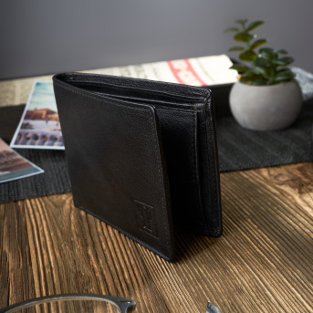 CZARNY PORTFEL MĘSKI SKÓRZANY PAOLO PERUZZI RFID T-67-BL