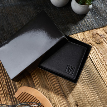 CZARNY PORTFEL MĘSKI SKÓRZANY PAOLO PERUZZI RFID T-67-BL