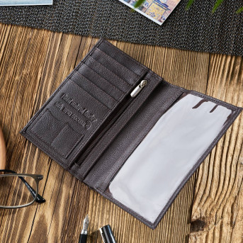 PORTFEL MĘSKI SKÓRZANY PAOLO PERUZZI RFID T-65-BR