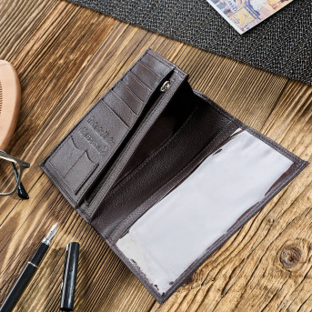 PORTFEL MĘSKI SKÓRZANY PAOLO PERUZZI RFID T-65-BR