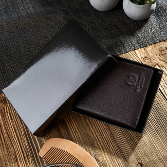 PORTFEL MĘSKI SKÓRZANY PAOLO PERUZZI RFID T-65-BR