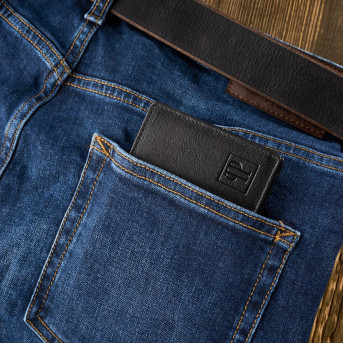 CZARNY PORTFEL MĘSKI ZE SKÓRY NATURALNEJ  PAOLO PERUZZI T-66-BL