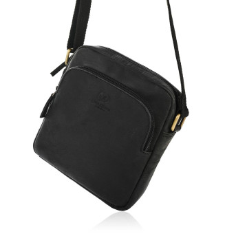 VINTAGE TOREBKA SKÓRZANA DAMSKA NA RAMIĘ PAOLO PERUZZI T-63-HBL