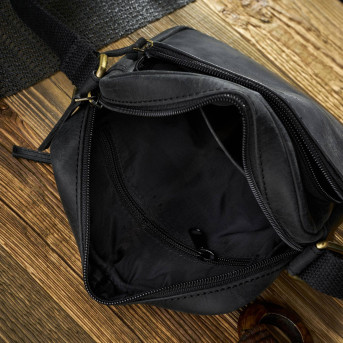 VINTAGE TOREBKA SKÓRZANA DAMSKA NA RAMIĘ PAOLO PERUZZI T-63-HBL