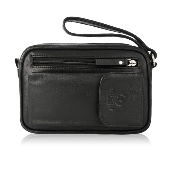 SKÓRZANA SASZETKA MĘSKA DO RĘKI PAOLO PERUZZI T-56-BL